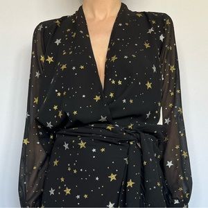 Lovers & Friends Stars blouse size Small NYE outfit